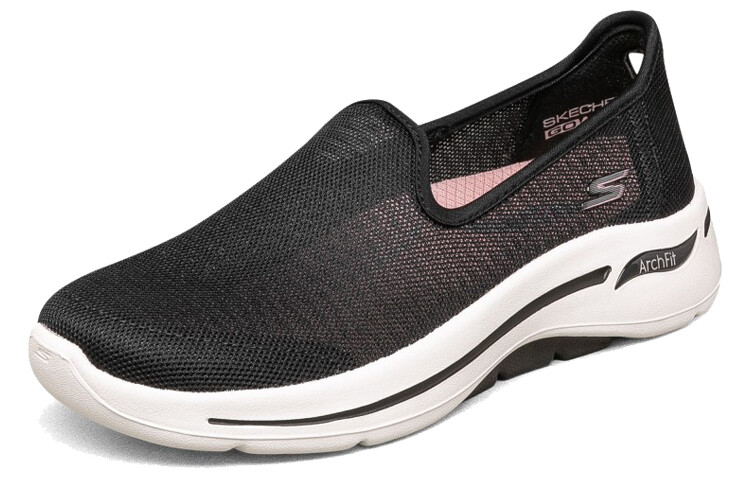 Слипоны Go Walk Arch Fit Slip-on женские с низким верхом, черные Skechers — фото 3