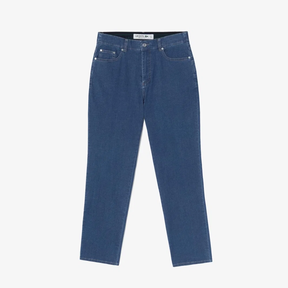 Мужские летние джинсы Lacoste Summer Denim Like светло-голубые