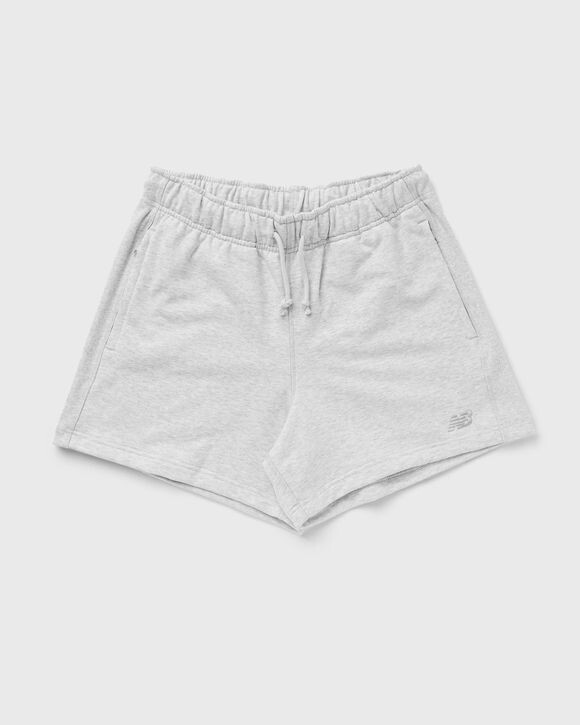 

Шорты New Balance Athletics French Terry Short 5, цвет ashheath