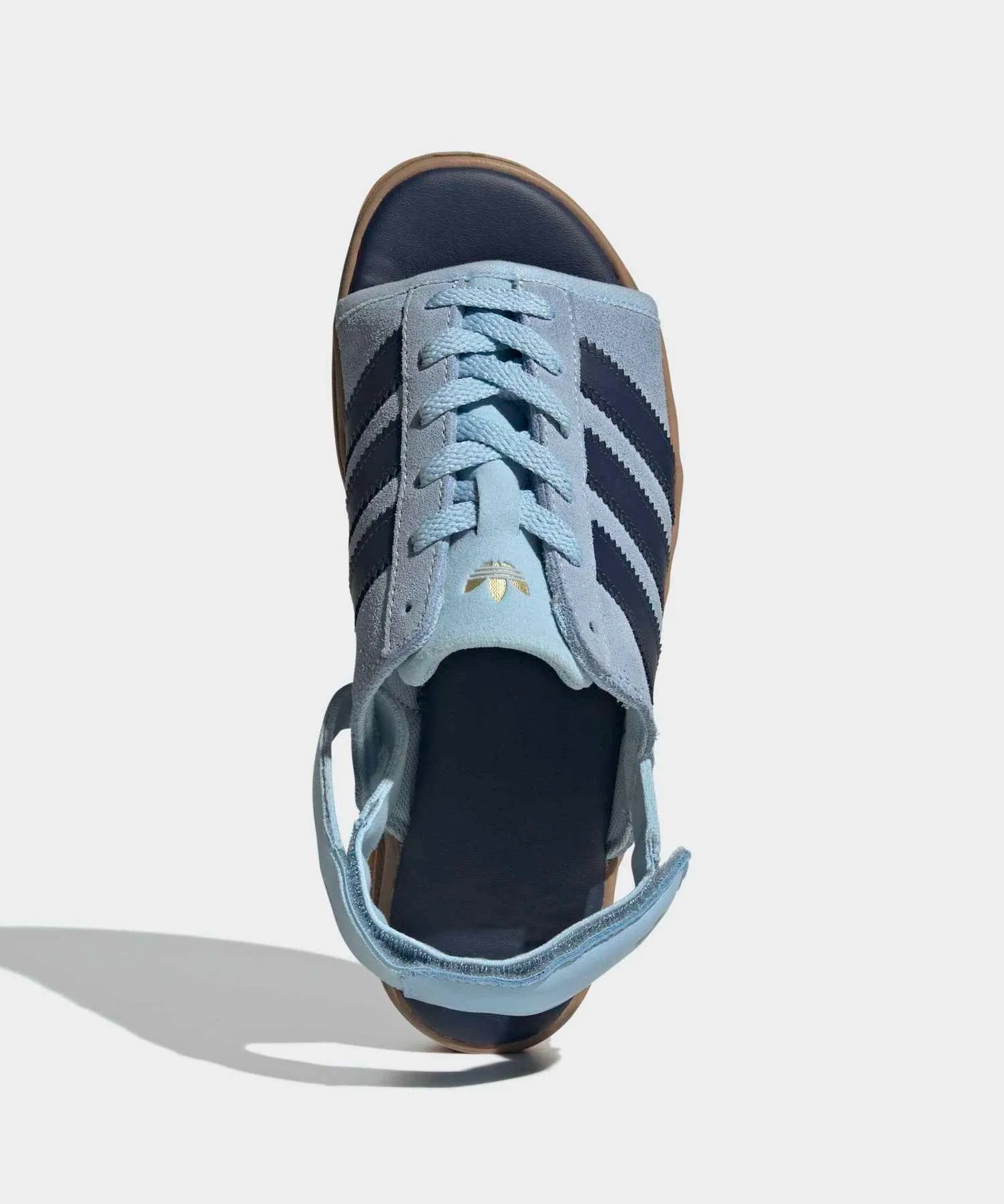 Унисекс сандалии Gazelle Bold adidas с платформой тёмно-синие — фото 2
