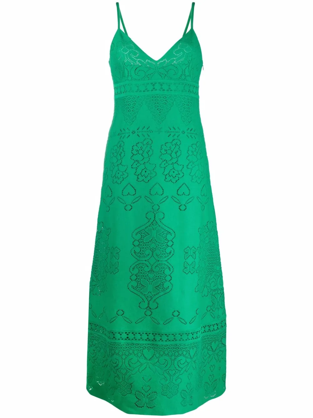 

Длинное кружевное платье VALENTINO GARAVANI, зеленый