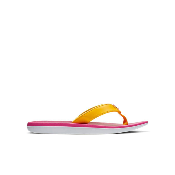 Тапочки bella kai thong pink/yellow Nike, розовый — фото 2