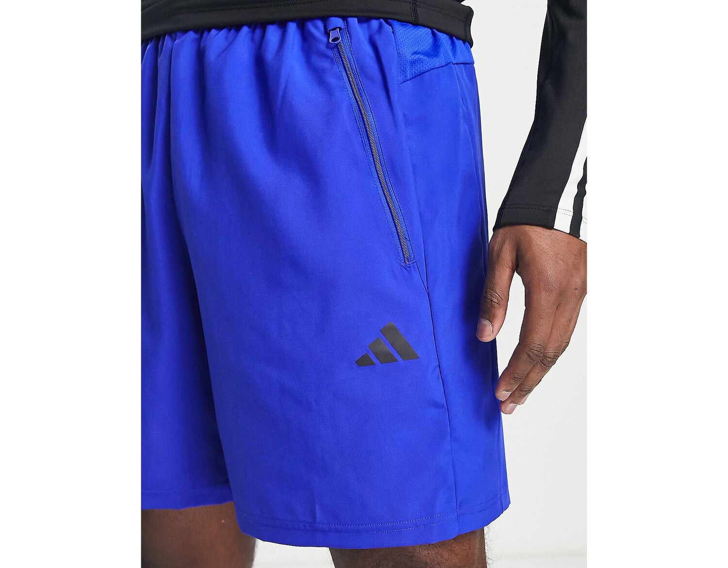 Синие 7-дюймовые плетеные шорты adidas Training Train Essentials adidas performance — фото 3