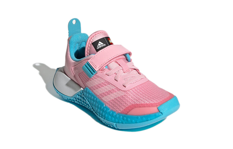 Спортивные кроссовки LEGO светло-розовые PS Adidas — фото 3