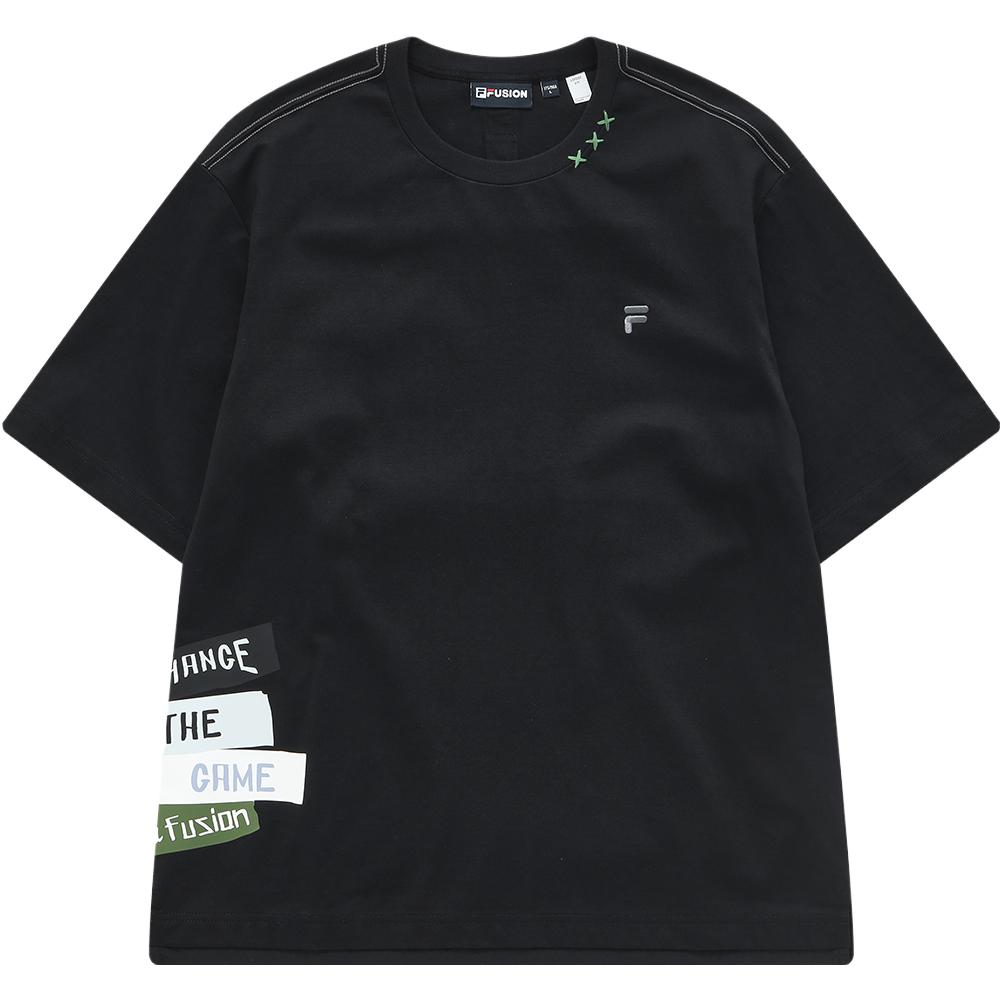 

Футболка мужская SS23 Jet Black FILA FUSION