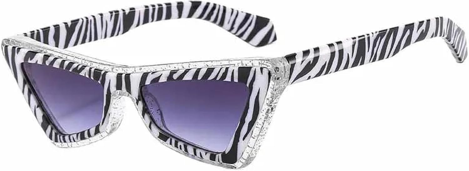 

Ретро-солнцезащитные очки «кошачий глаз» в маленькой оправе для мужчин и женщин, модные и роскошные, для активного отдыха, с защитой от УФ-излучения UV400 TKKTLLT, Stripe Gradient Gray