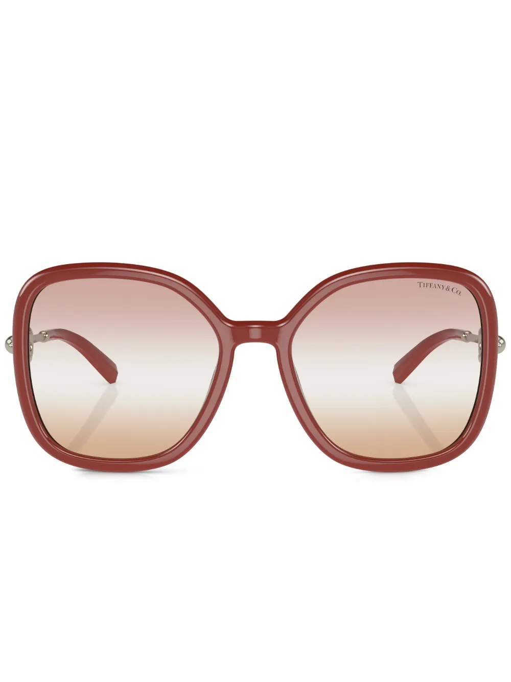 

Солнцезащитные очки в массивной оправе Tiffany & Co, фиолетовый