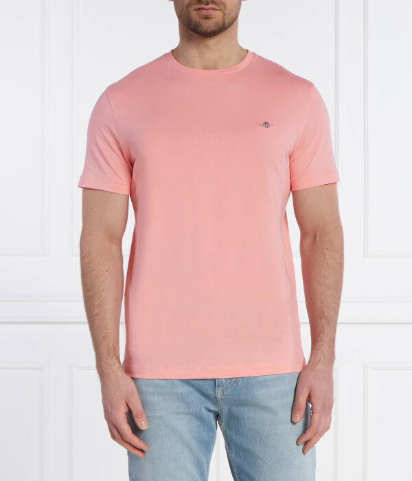 

Футболка мужская Gant хлопковая однотонная, розовый