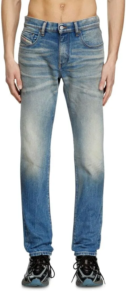 

Diesel 2019 D-STRUKT синие джинсы Slim Fit