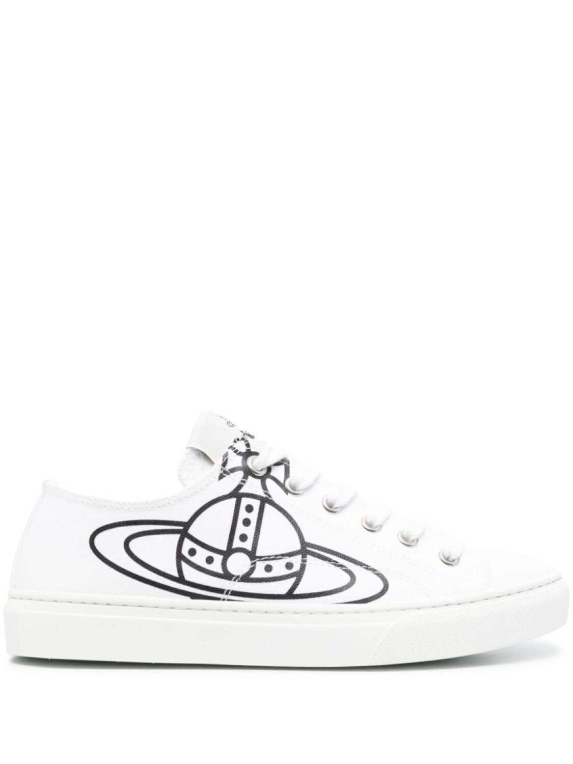 

Vivienne Westwood кеды Plimsoll с принтом Orb, белый
