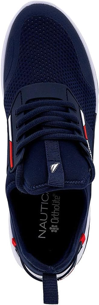 Мужские кроссовки Nautica: спортивные, удобные, повседневные обувь на шнуровке для ходьбы, белый — фото 4