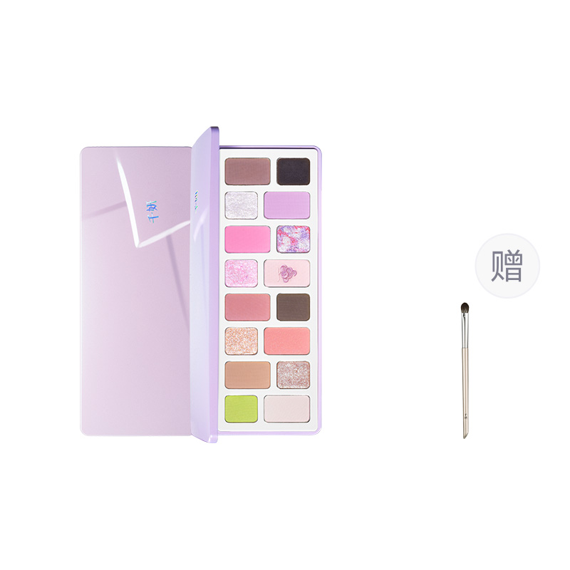 

Natural Main Actor Палетка теней для век на 16 оттенков, легко растушевывается, улучшает цвет лица QIANEE, #10 joy-juice girlish palette