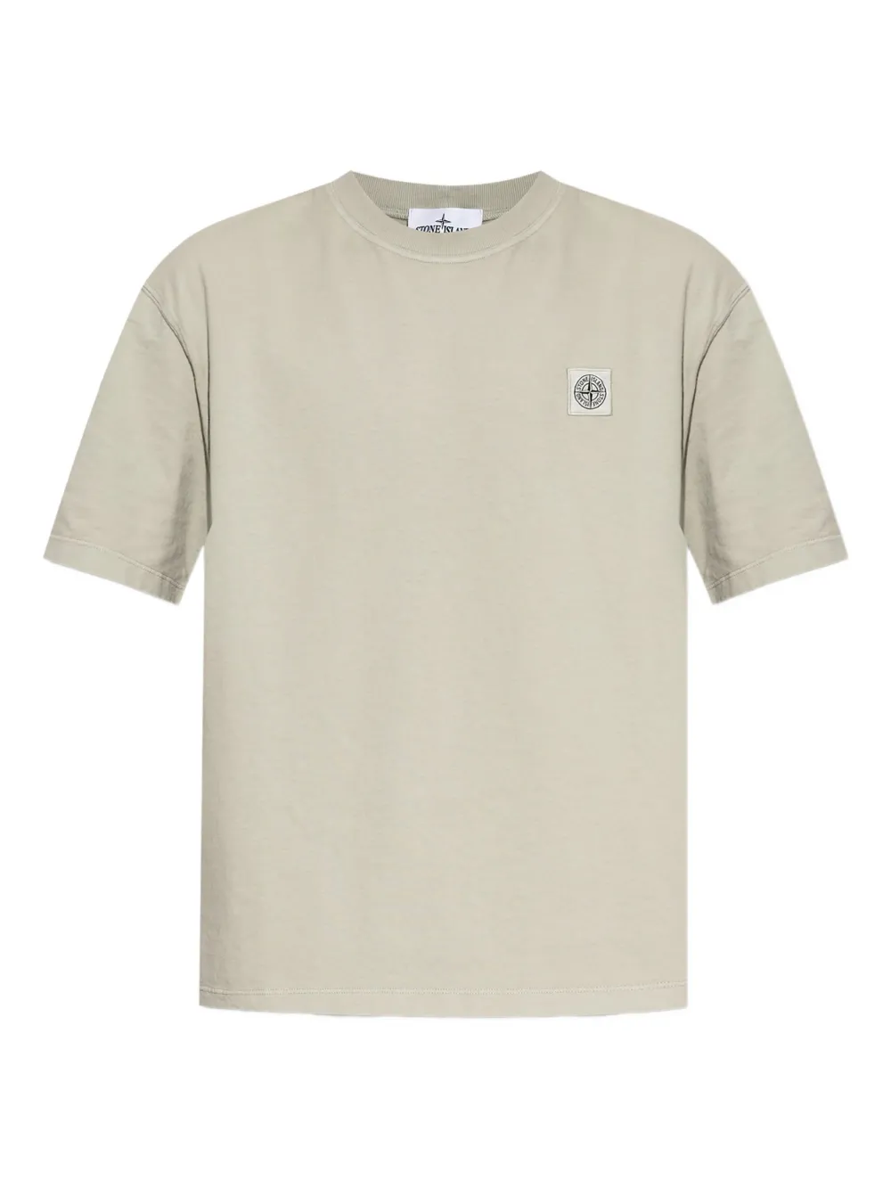 

Футболка с нашивкой-логотипом Stone Island, нейтральный