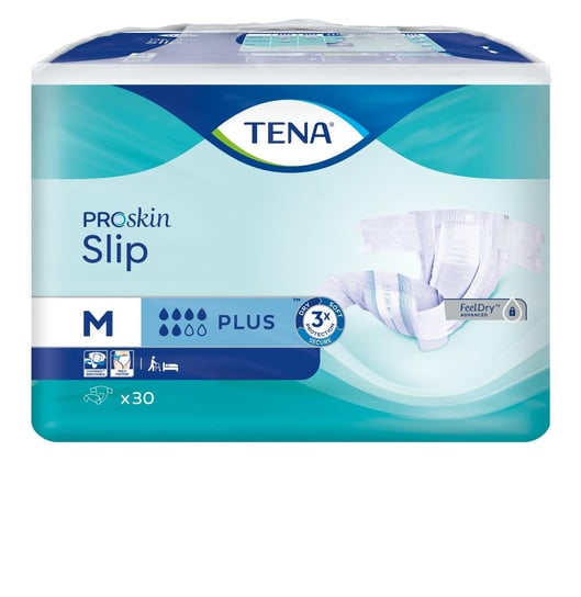 

Подгузники-трусы, размер М, 73-122 см, 30 шт. Tena Slip Proskin Plus, Essity Poland