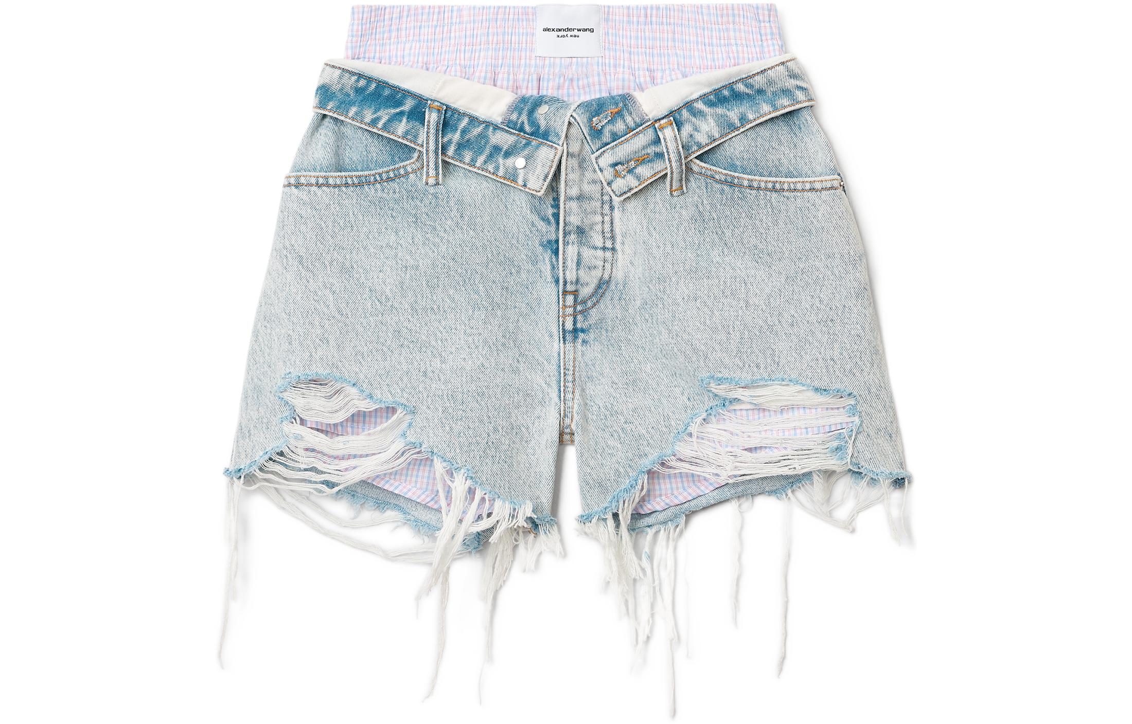 

Alexander Wang Джинсовые шорты женские синие