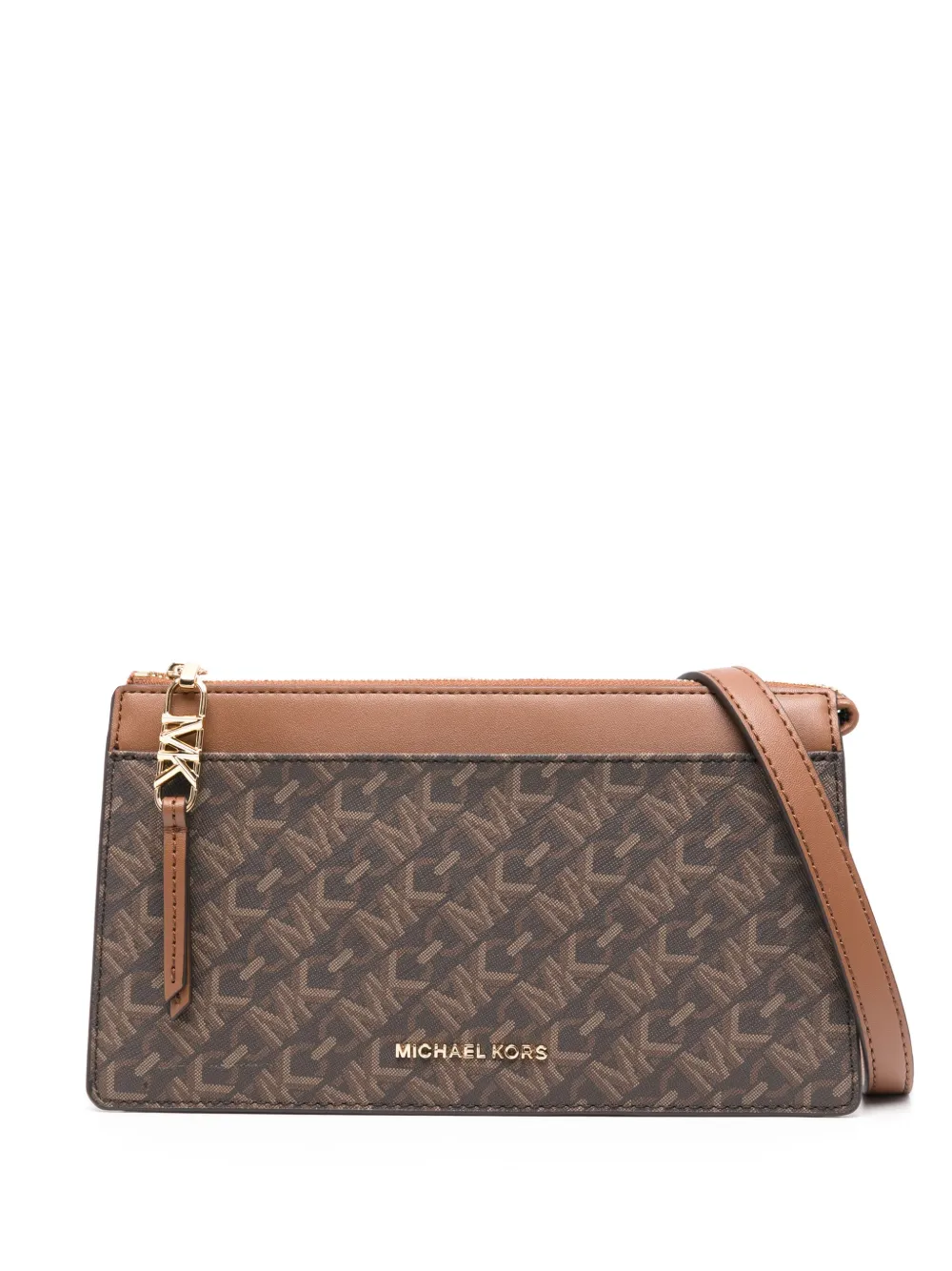 

Сумка через плечо с логотипом Michael Michael Kors, коричневый