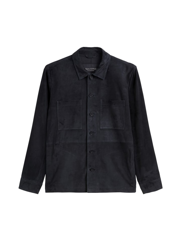 

Кожаная куртка Marc O'Polo, цвет dark navy
