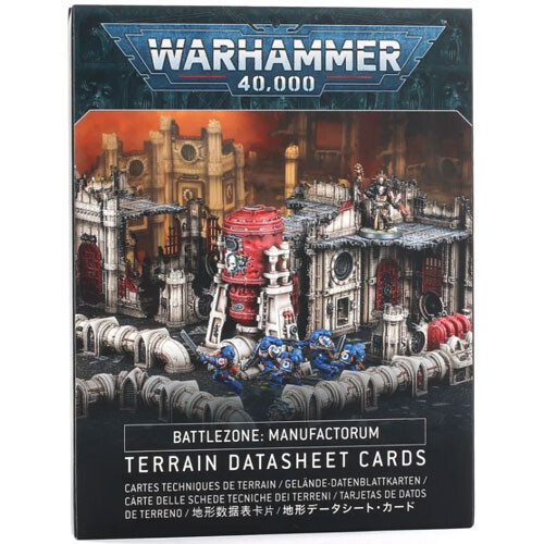 

Миниатюра Games Workshop Warhammer 40K: Battlezone Manufactorum - Terrain Datasheet Cards