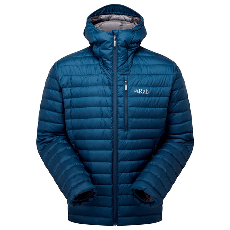 

Куртка пуховая microlight alpine jkt tempest blue - m Rab