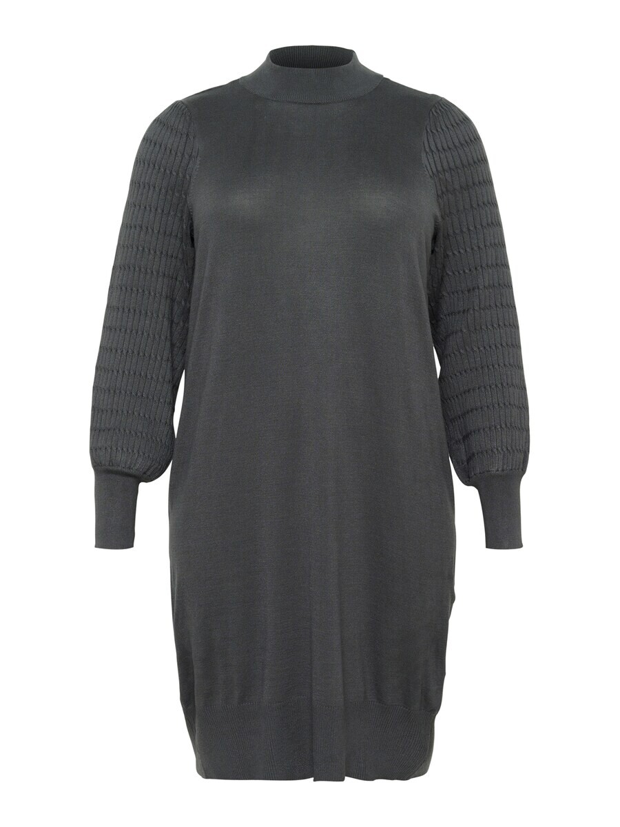 

Вязаное платье KAFFE CURVE Knitted dress Lini, черный