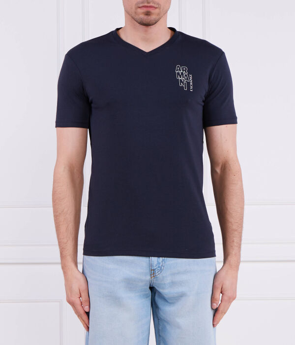 

Футболка Armani Exchange Slim Fit, синий