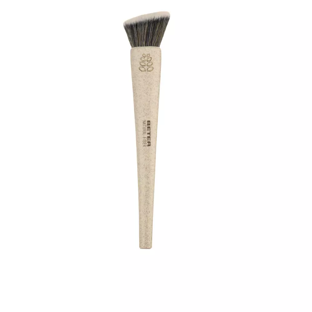 

Кисть для лица Brocha maquillaje flat top kabuki natural fiber Beter, 1 шт.