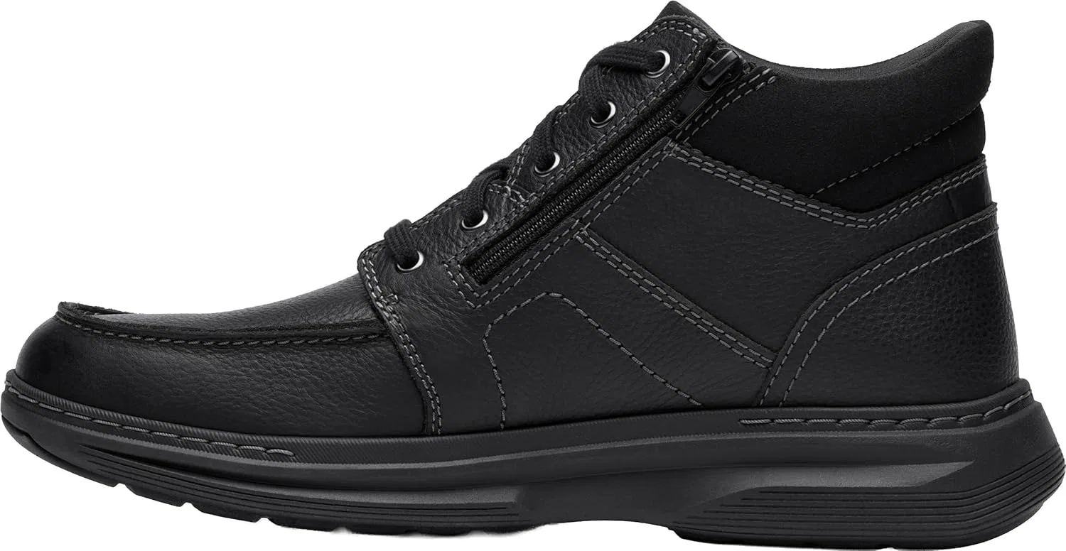 Ботинки Clarks Craftwell средней длины, Black Milled Leather — фото 4