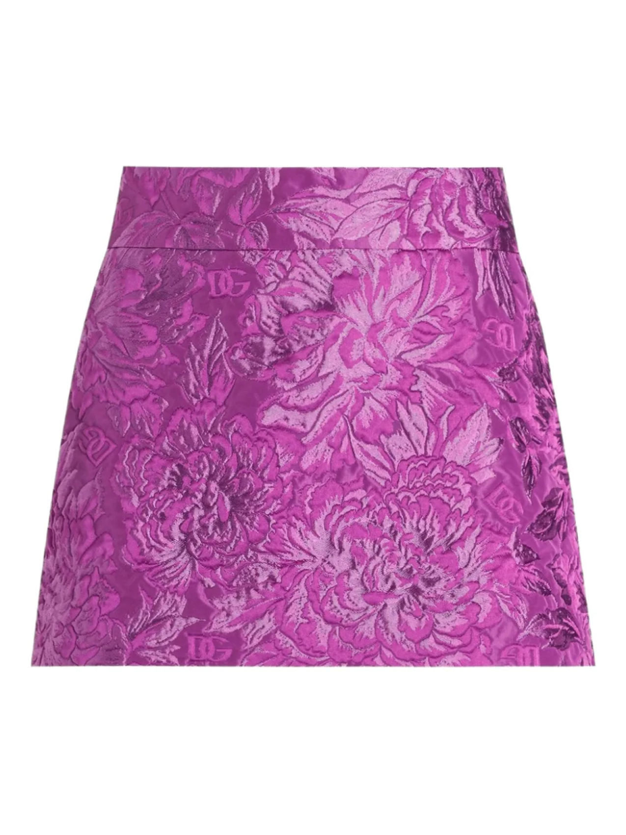 

Dolce & Gabbana жаккардовая юбка мини, фиолетовый