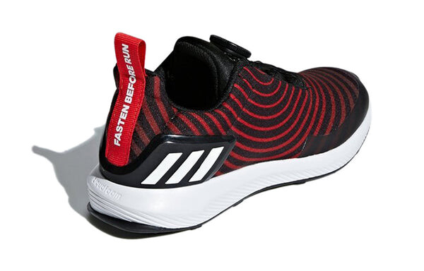 Кроссовки Rapidarun без клетки боа Adidas, красный — фото 4