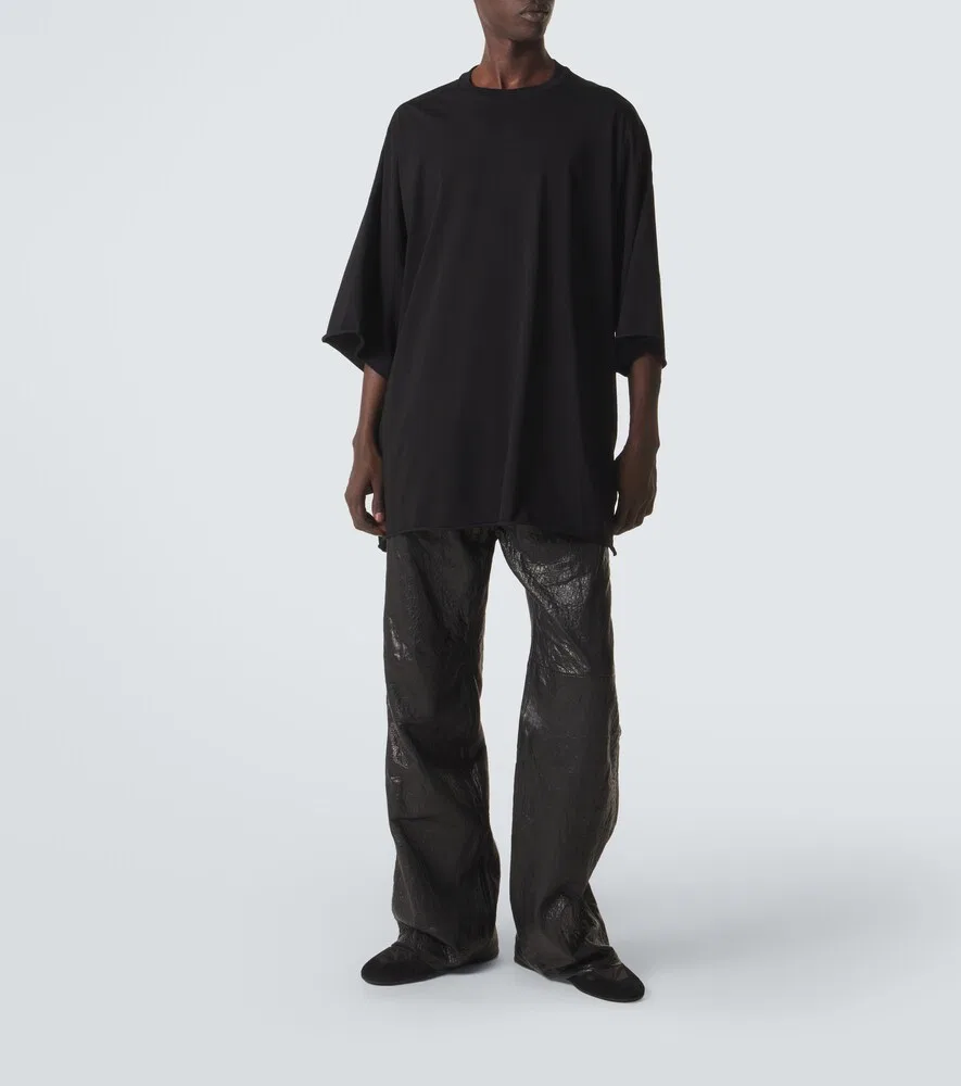 Минималистичные кроссовки с замшевой отделкой Rick Owens, черный — фото 2