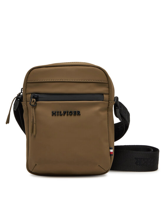 

Сумка через плечо Th Tpu Mini Reporter AM0AM13498 Tommy Hilfiger, коричневый
