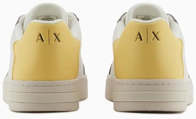Кроссовки Armani Exchange Herren London, Off White Pale Hay — фото 3