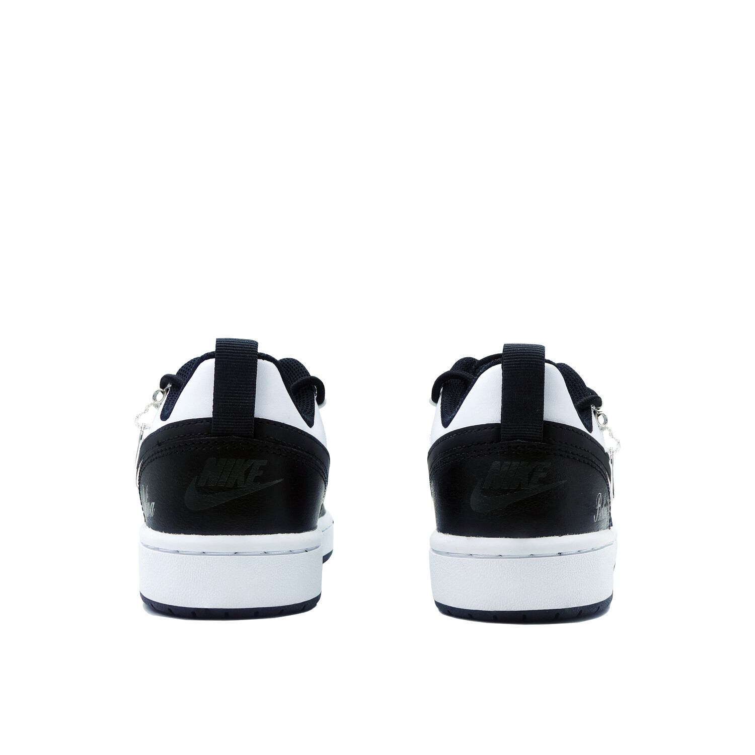 

Кроссовки Nike Court Borough Skateboarding Shoes Women's Low-top White/black, черный