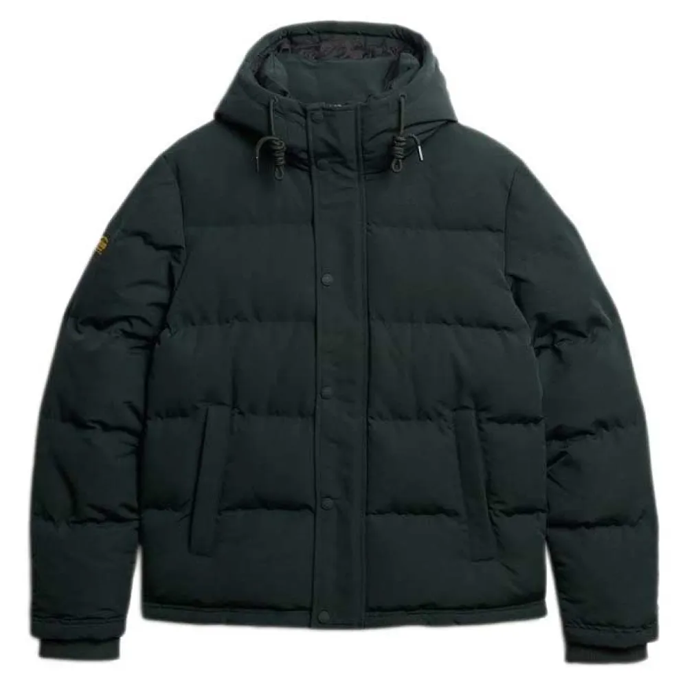 

Куртка Superdry Everest Short puffer, зеленый