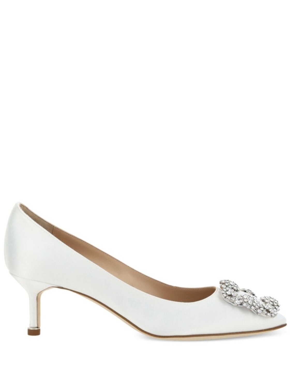 Manolo Blahnik туфли Hangisi 50 мм, белый