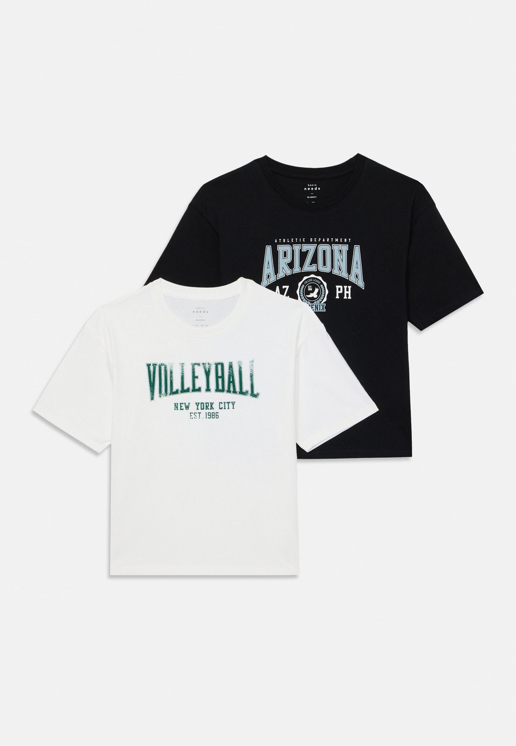 

Футболка с принтом VALIX 2 PACK Name it, слоновая кость