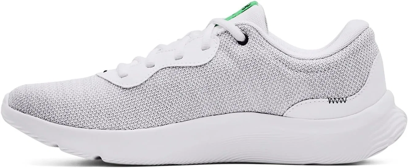 Мужские кроссовки Under Armour UA Mojo 2 Sportstyle с визуальной амортизацией, 104 White Extreme Green Black — фото 2