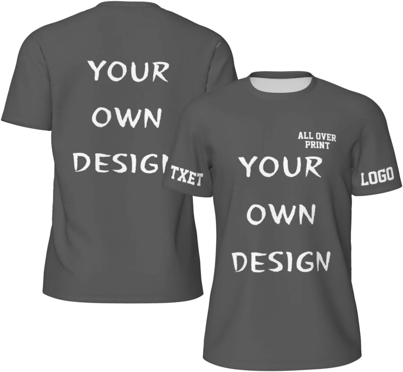 

Футболка с принтом на 4 сторонах для мужчин