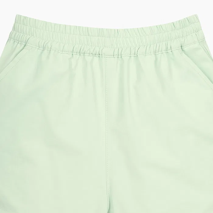Детские мятные шорты из синтетической ткани от Benetton Kids — фото 3