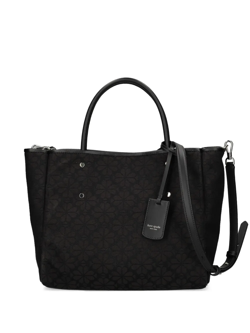 

Кожаная сумка-тоут Kate Spade, черный