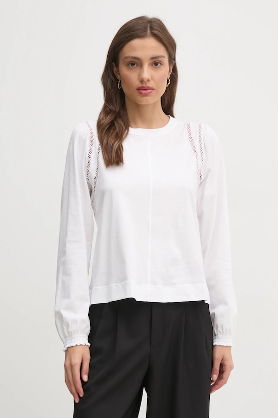 

Лонгслив хлопковый Dkny, белый