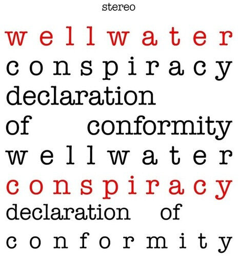 

Виниловая пластинка Wellwater Conspiracy: Declaration Of Conformity - Red Splatter Colored Vinyl