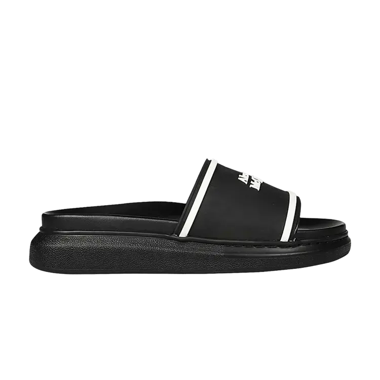 

Сандалии Alexander Mcqueen Rubber Hybrid Sandal, Black White