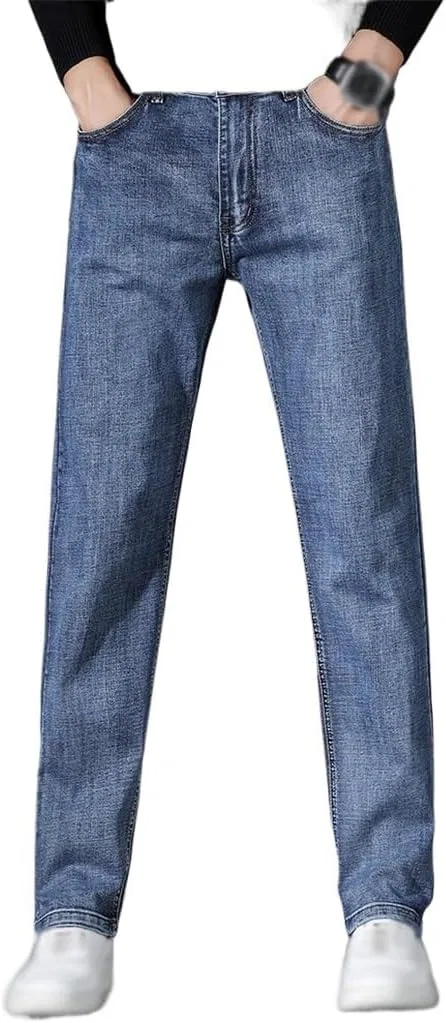 Джинсы прямые Casual Elastic, Blue