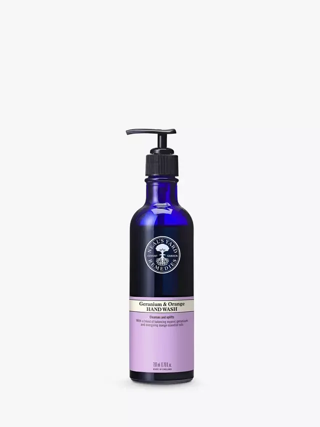 Жидкое мыло для рук с ароматом герани и апельсина, 200 мл Neal's Yard Remedies