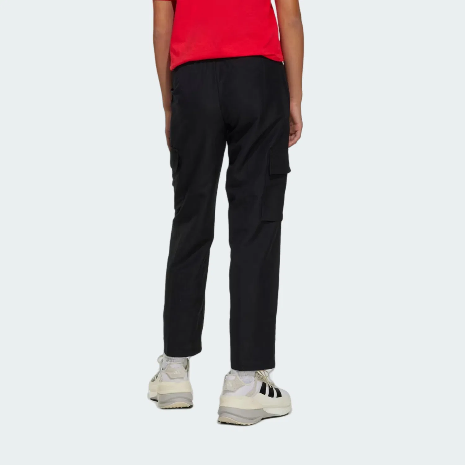 Штаны Climacool Full Length Adidas Kids' Black/White — фото 3