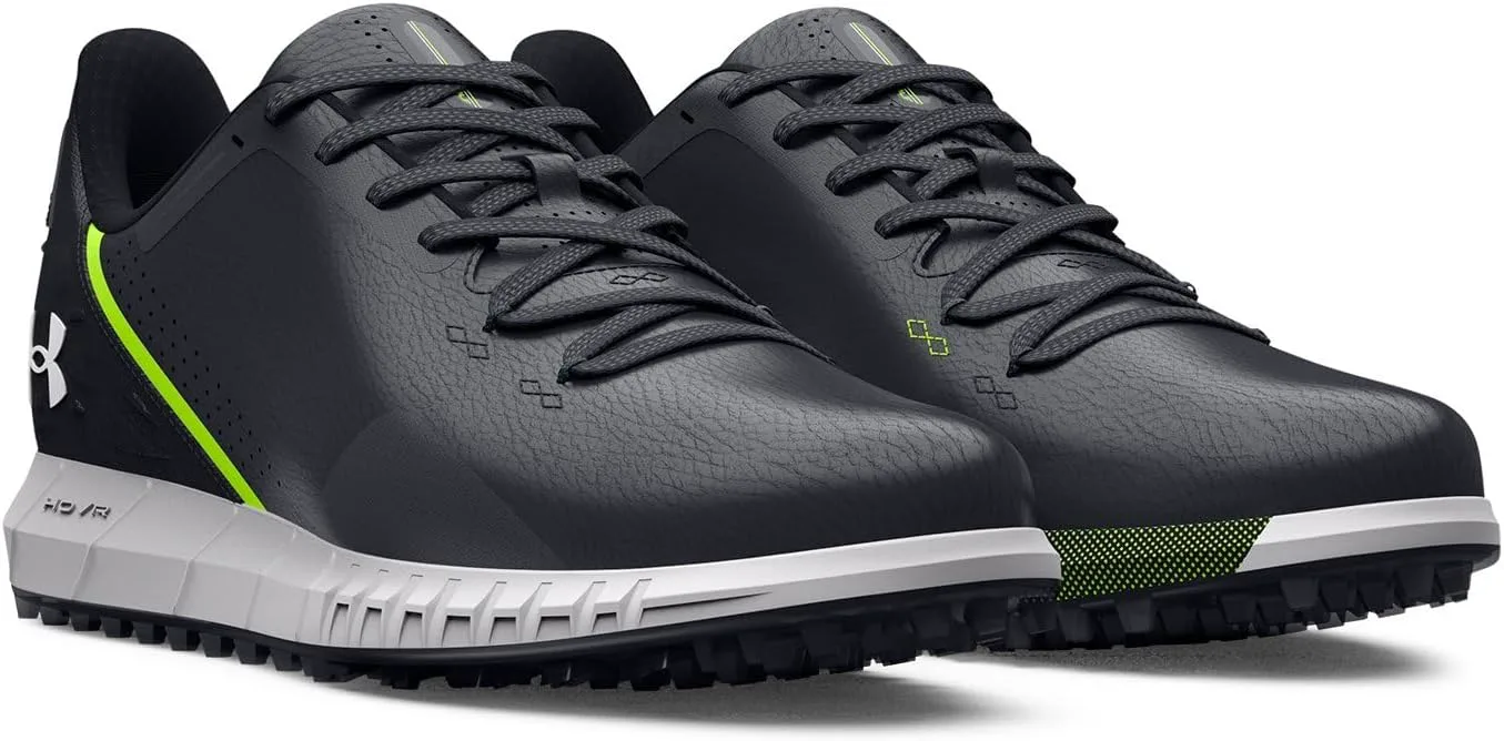 Мужские гольф-кроссовки Under Armour HOVR без шипов, черный/серый — фото 4