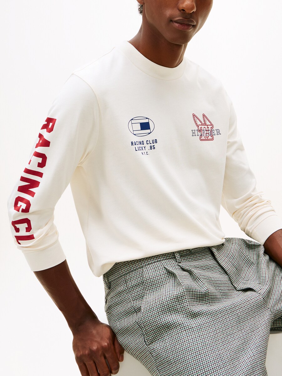 Рубашка TOMMY HILFIGER MODERN ATHLEISURE, от белого — фото 2