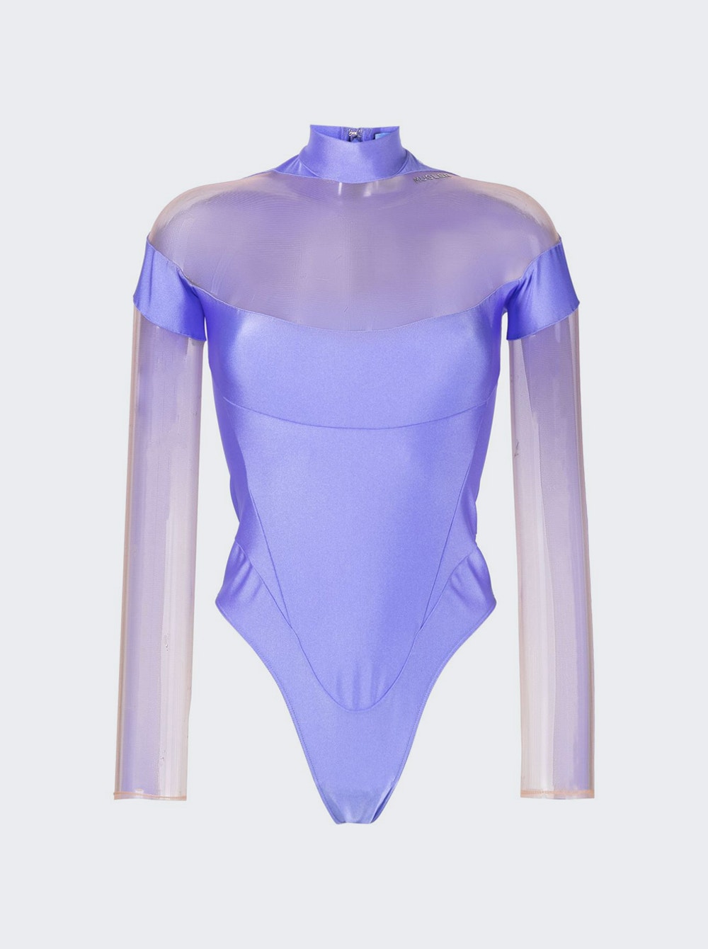 

Боди с вырезом Illusion Mugler, цвет lilac nude 01