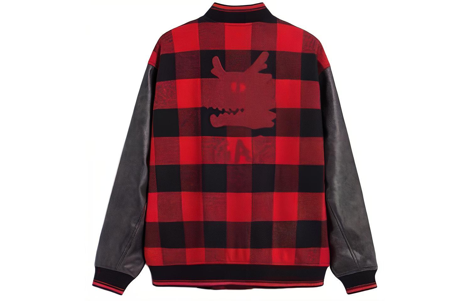 GAP Бейсболка 8on8 X 8ON8 совместная модель Мужская красно-черная клетчатая, Red Black Square — фото 4